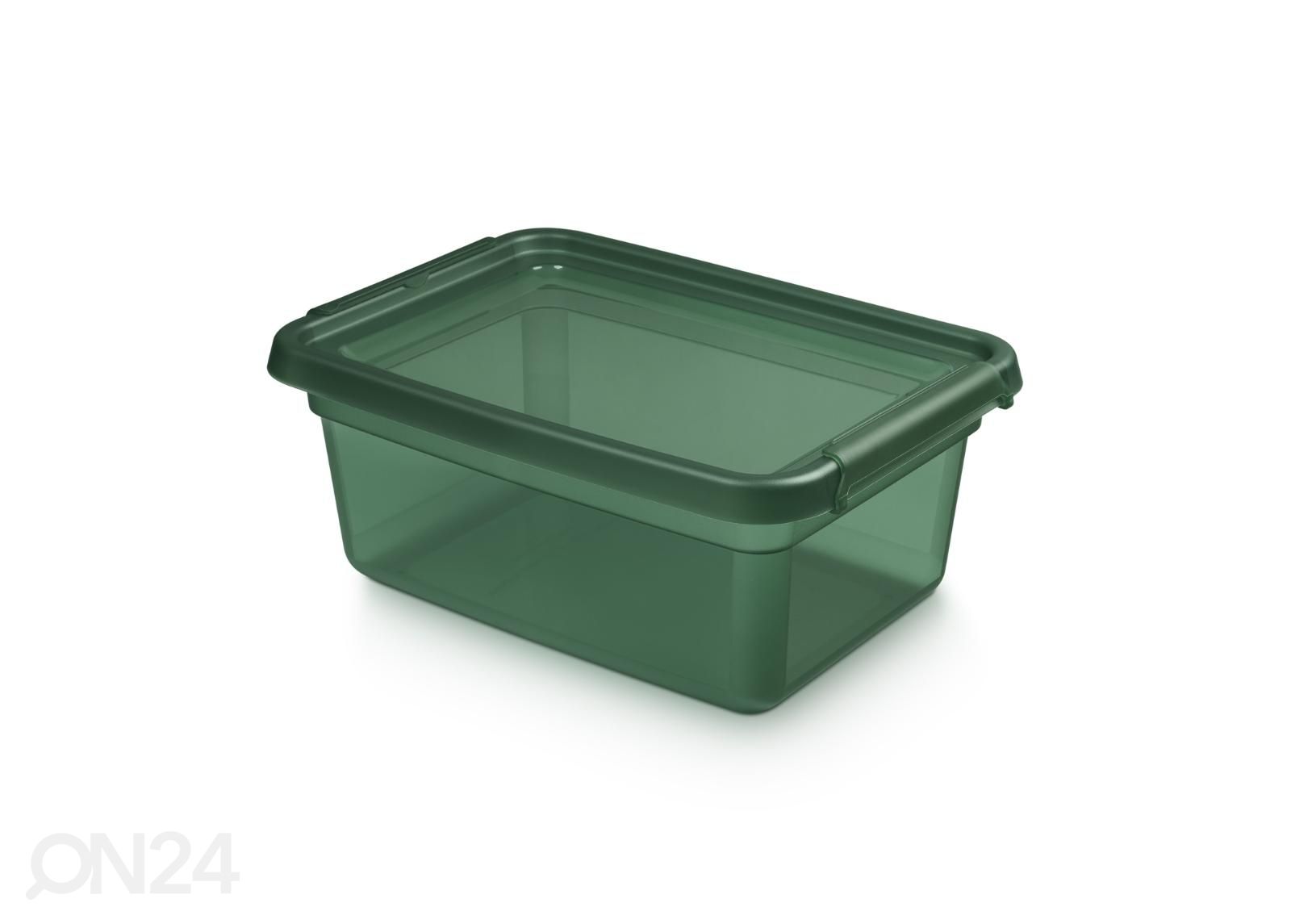 Säilytyslaatikko BaseStore 12,5 L, 28x38xh16 cm vihreä kuvasuurennos