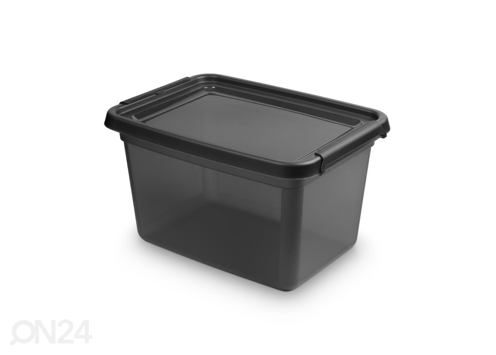 Säilytyslaatikko BaseStore 15 L, 28x38xh22,5 cm harmaa kuvasuurennos