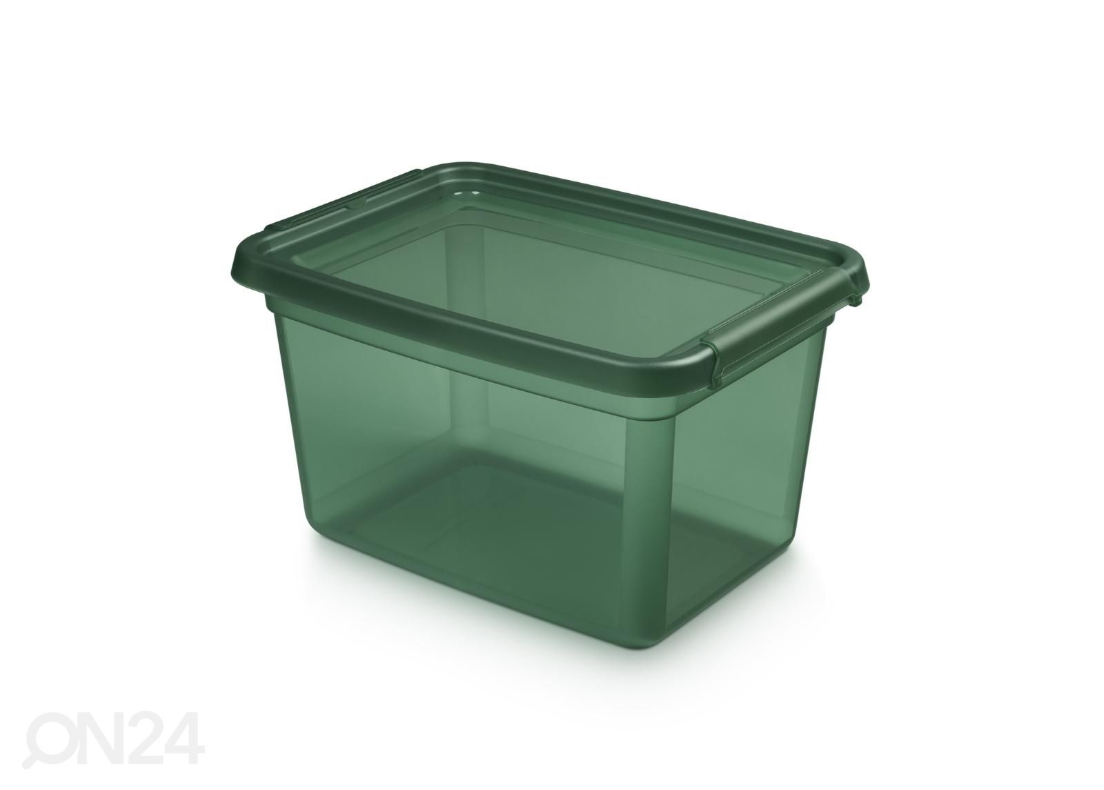 Säilytyslaatikko BaseStore 15 L, 28x38xh22,5 cm vihreä kuvasuurennos