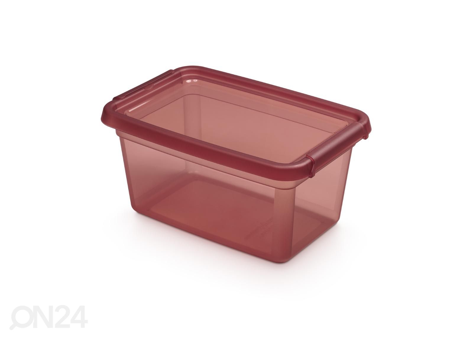Säilytyslaatikko BaseStore 4,5 L, 19x28xh13 cm roosa kuvasuurennos