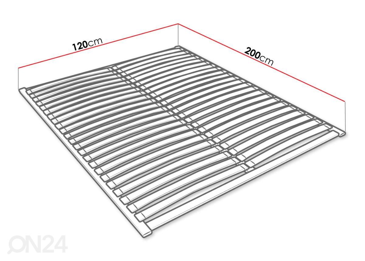 Sälepohja 120x200 cm kuvasuurennos mitat