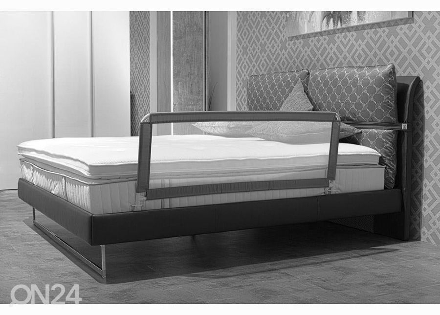 Sängyn turvalaita tummanharmaa 135x50 kuvasuurennos