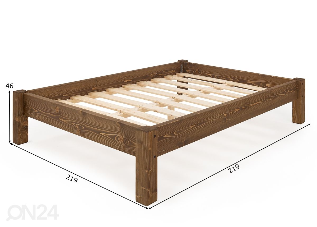 Sänky 200x200 cm kuvasuurennos mitat