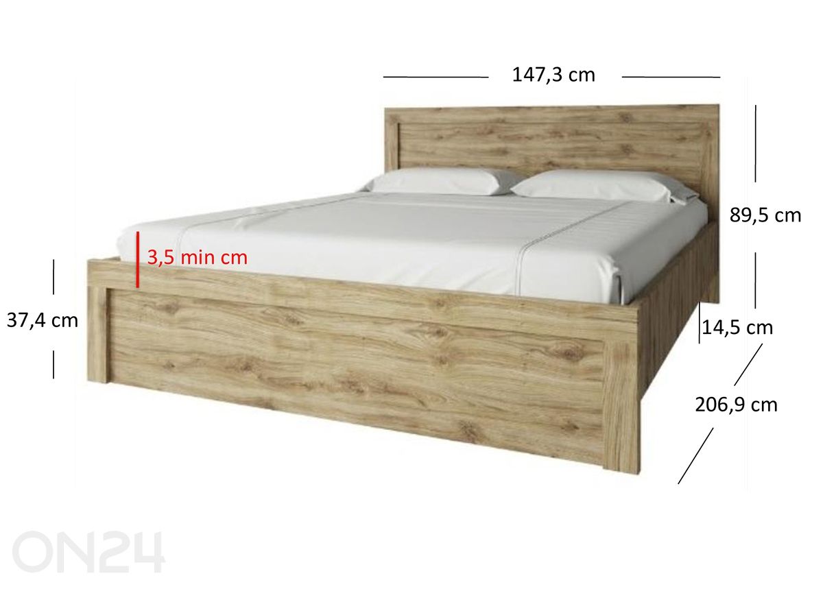 Sänky Doorset kuvasuurennos