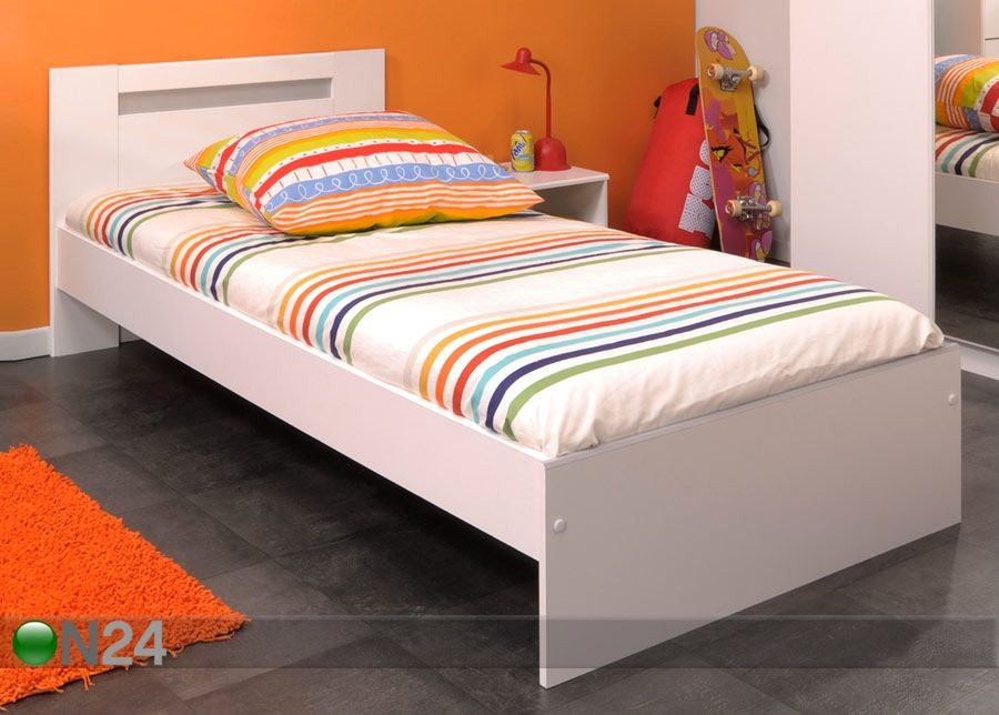 Sänky EVO 90x200 cm valkoinen kuvasuurennos