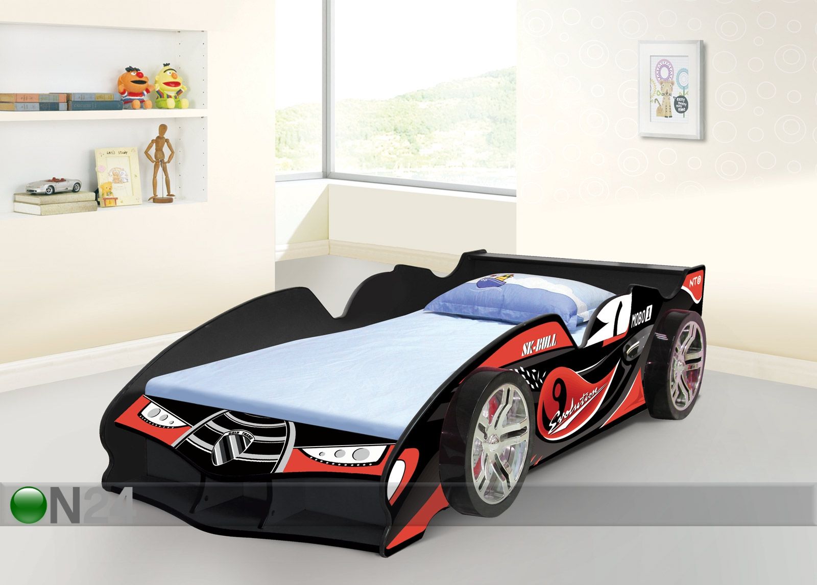 Sänky FORMULA BLACK 75x170 cm kuvasuurennos