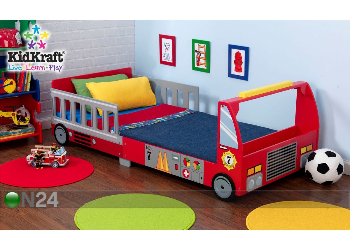 Sänky KidKraft PALOAUTO 70x140 cm kuvasuurennos