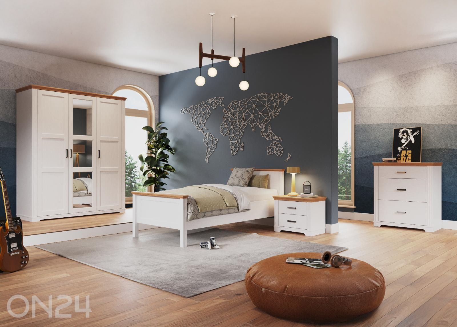 Sänky Maluno 90x200 cm kuvasuurennos