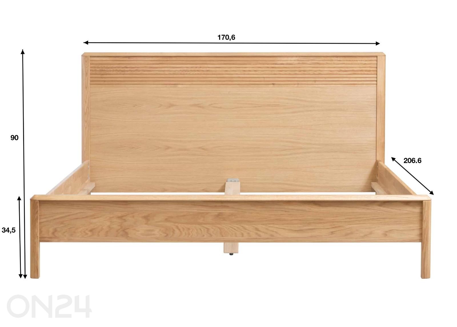 Sänky Salt 160х200 cm kuvasuurennos mitat