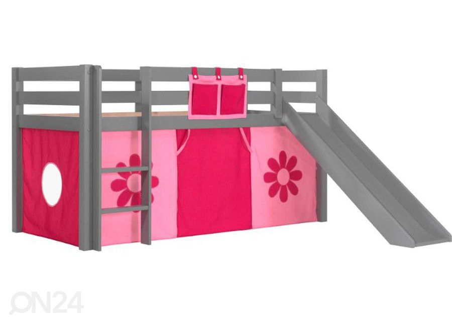 Sänkyverho Pino Pink Flower 90x200 cm kuvasuurennos