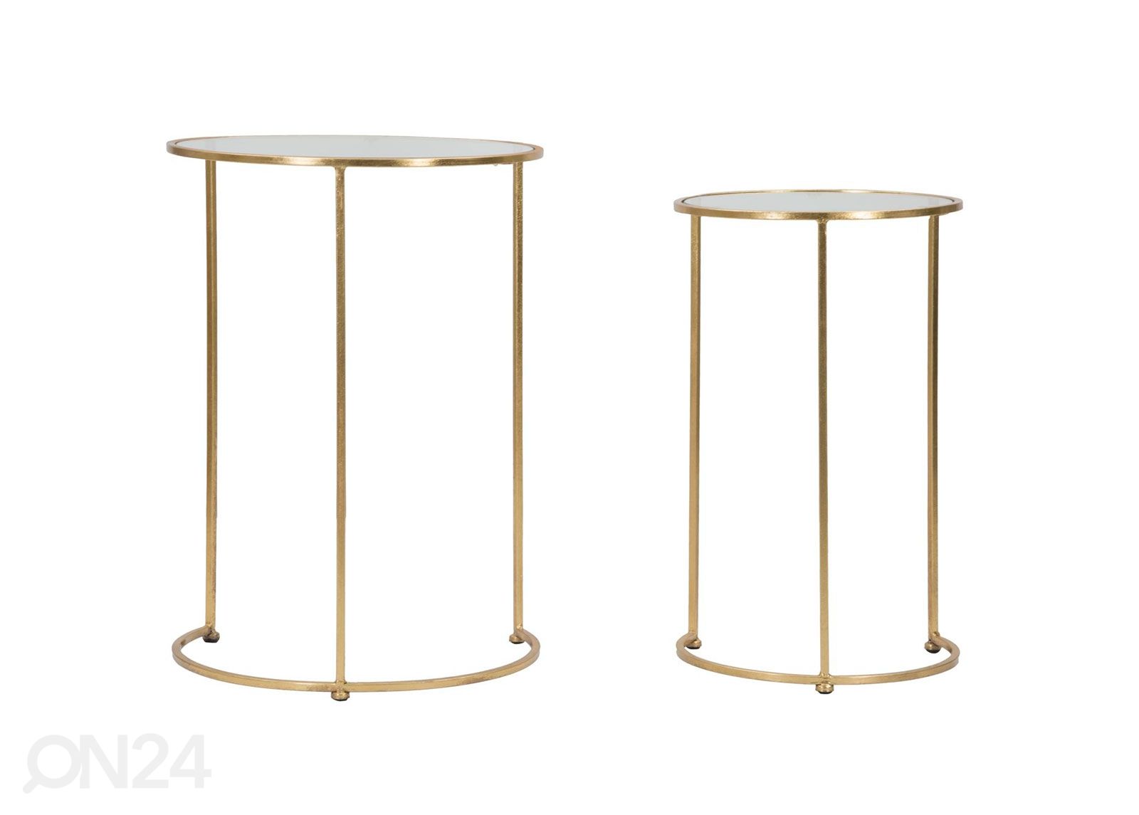 Sarjapöytä Glam 2 kpl, kullanvärinen kuvasuurennos