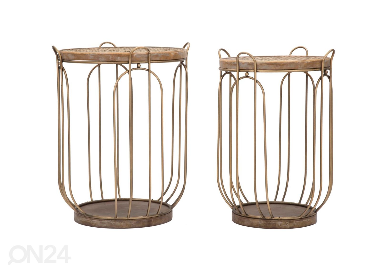 Sarjapöytä Glam 2 kpl, ruskea kuvasuurennos