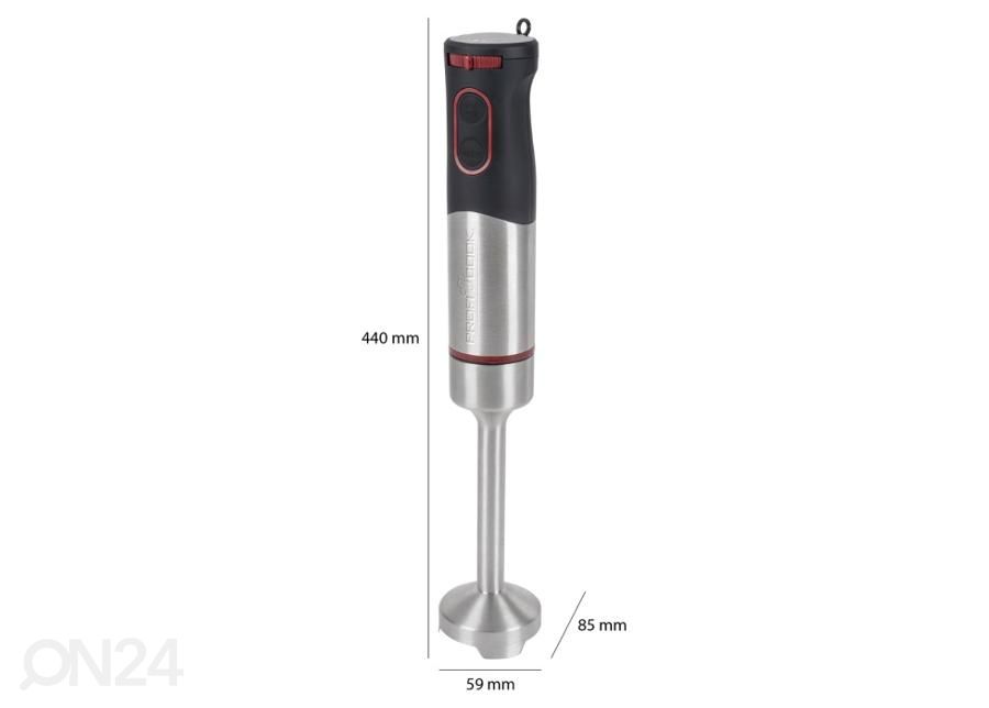 Sauvasekoitin ProfiCook, inox kuvasuurennos mitat