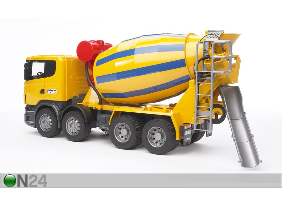 SCANIA betoniauto 1:16 BRUDER kuvasuurennos