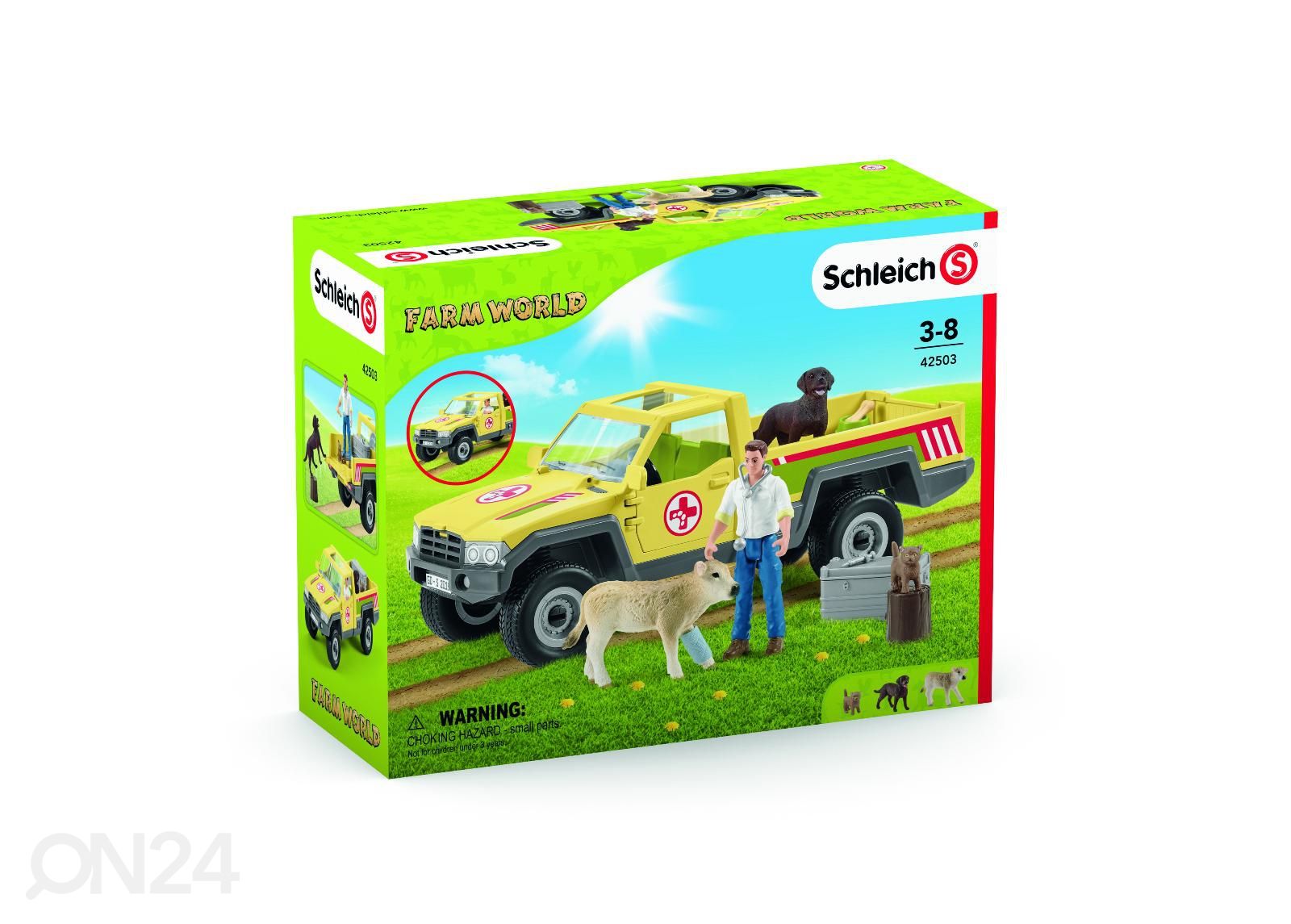 Schleich Farm World Eläinlääkärin vierailu maatilalla kuvasuurennos