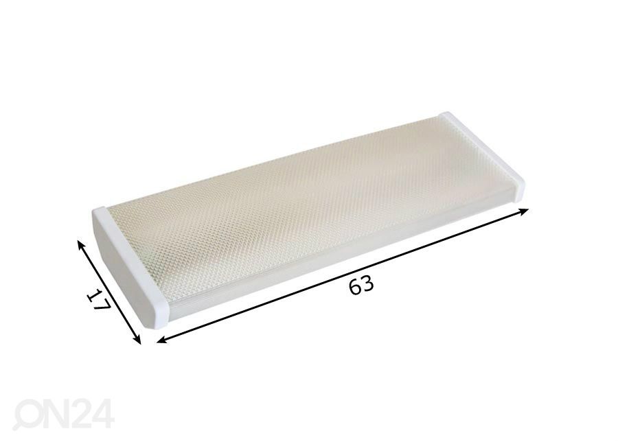 Seinä-ja kattovalaisin Prisma LED 60 kuvasuurennos mitat