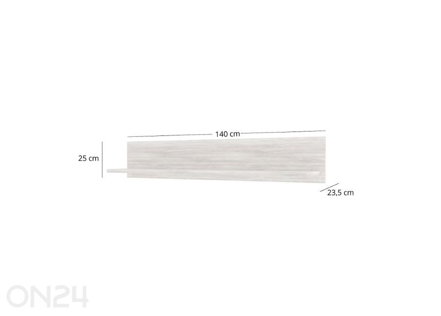 Seinählly Belen 140 cm kuvasuurennos mitat