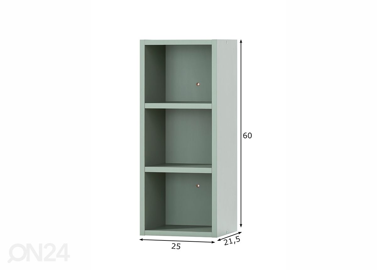 Seinähylly Ando 60 cm kuvasuurennos mitat