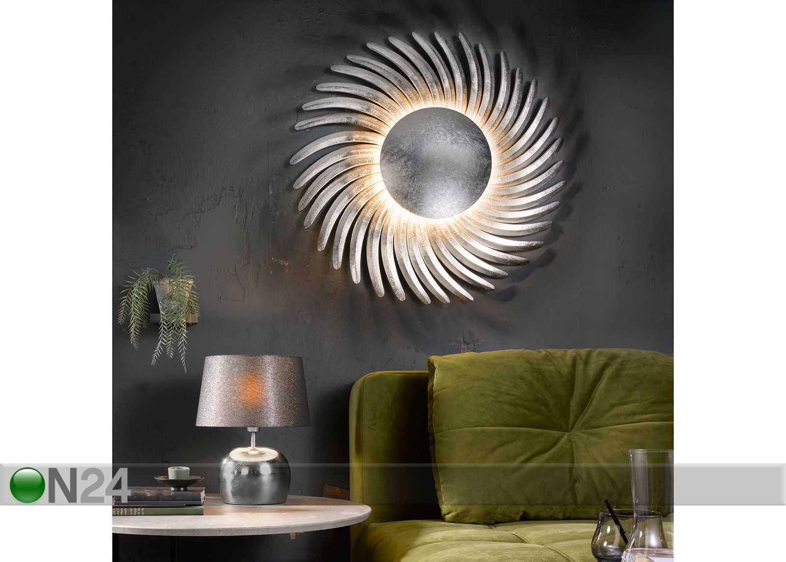 Seinähylly Bordeaux LED kuvasuurennos