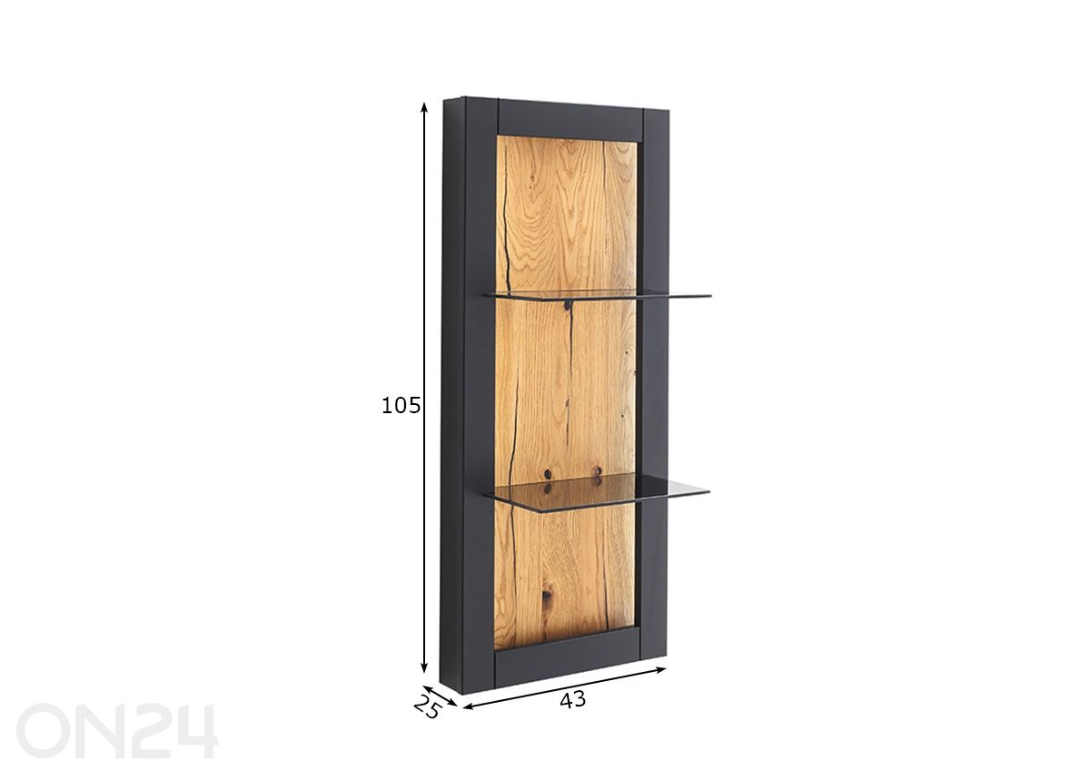 Seinähylly Cesena kuvasuurennos mitat