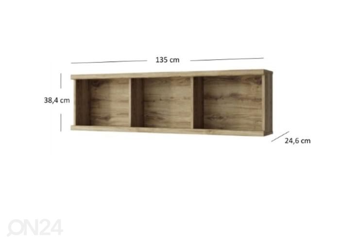 Seinähylly Doorset kuvasuurennos mitat