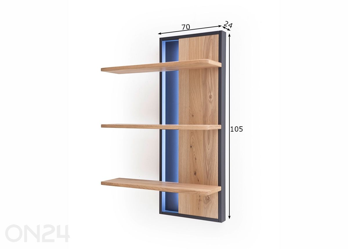 Seinähylly Portland kuvasuurennos mitat