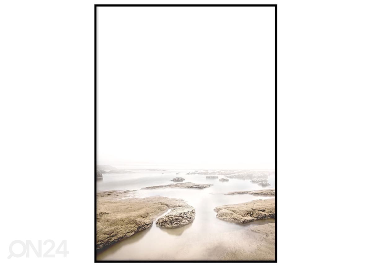 Seinäjuliste Aamuinen ranta II 21x30 cm kuvasuurennos
