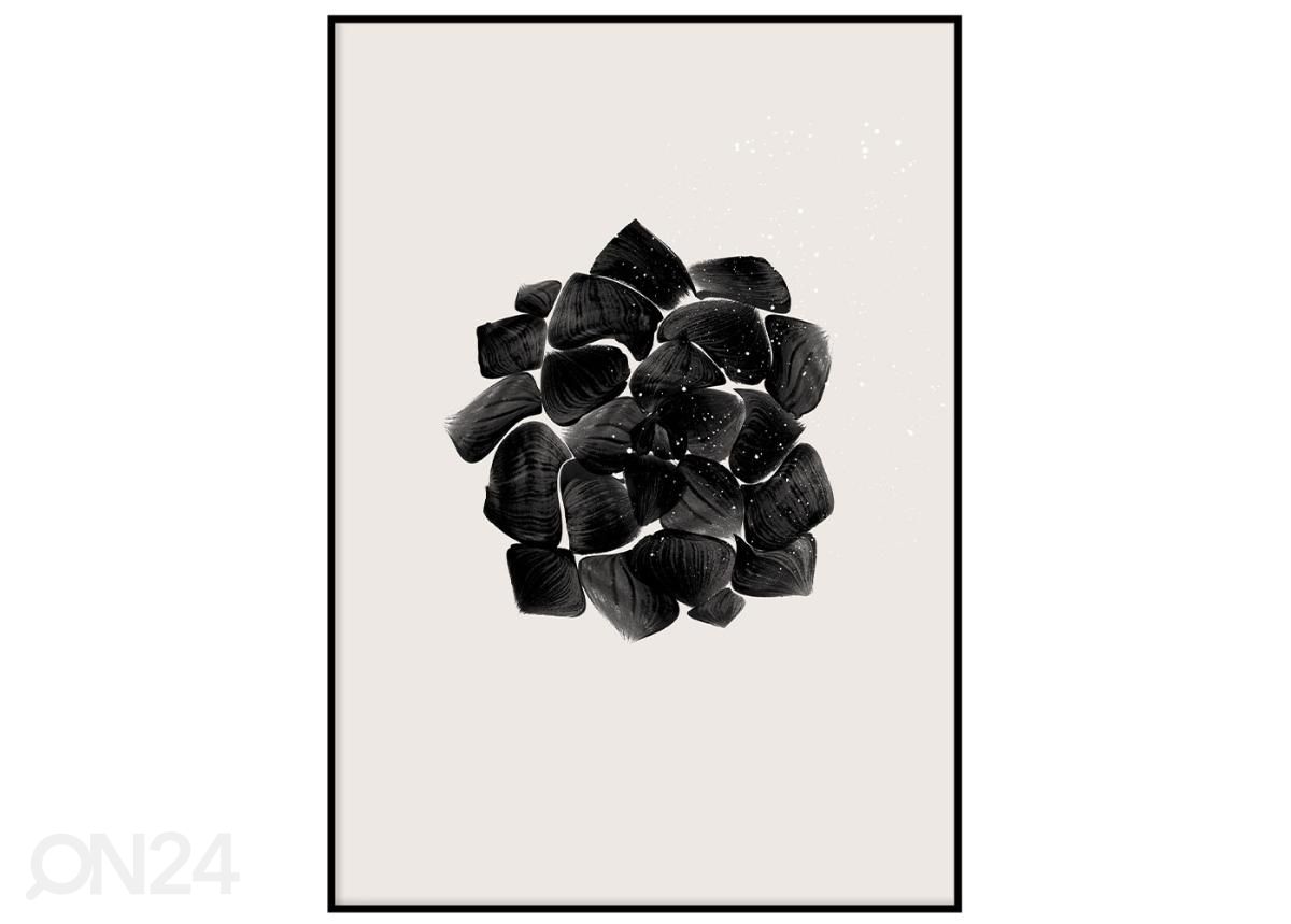 Seinäjuliste Abstrakti kukka 21x30 cm kuvasuurennos