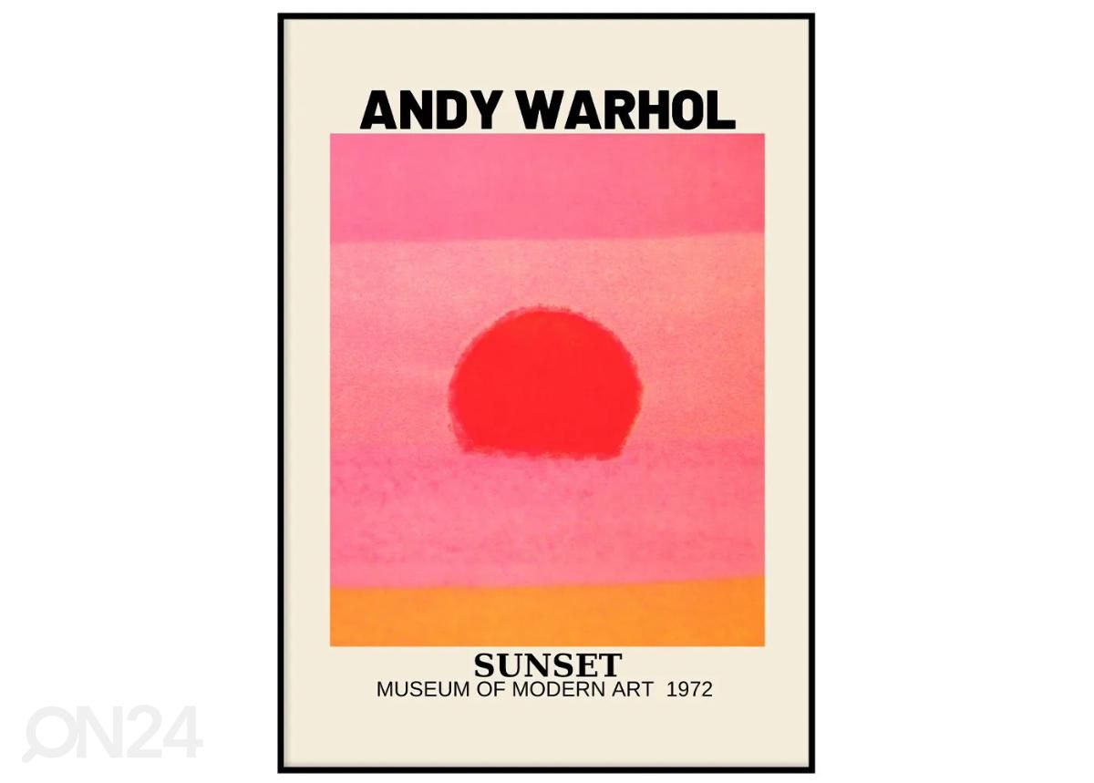 Seinäjuliste Andy Warhol 21x30 cm kuvasuurennos