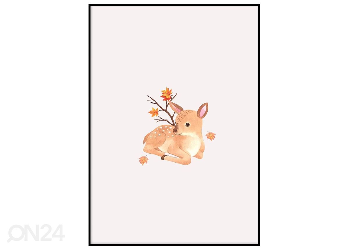 Seinäjuliste Bambi 21x30 cm kuvasuurennos