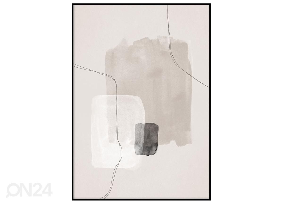 Seinäjuliste Beige kuva 21x30 cm kuvasuurennos