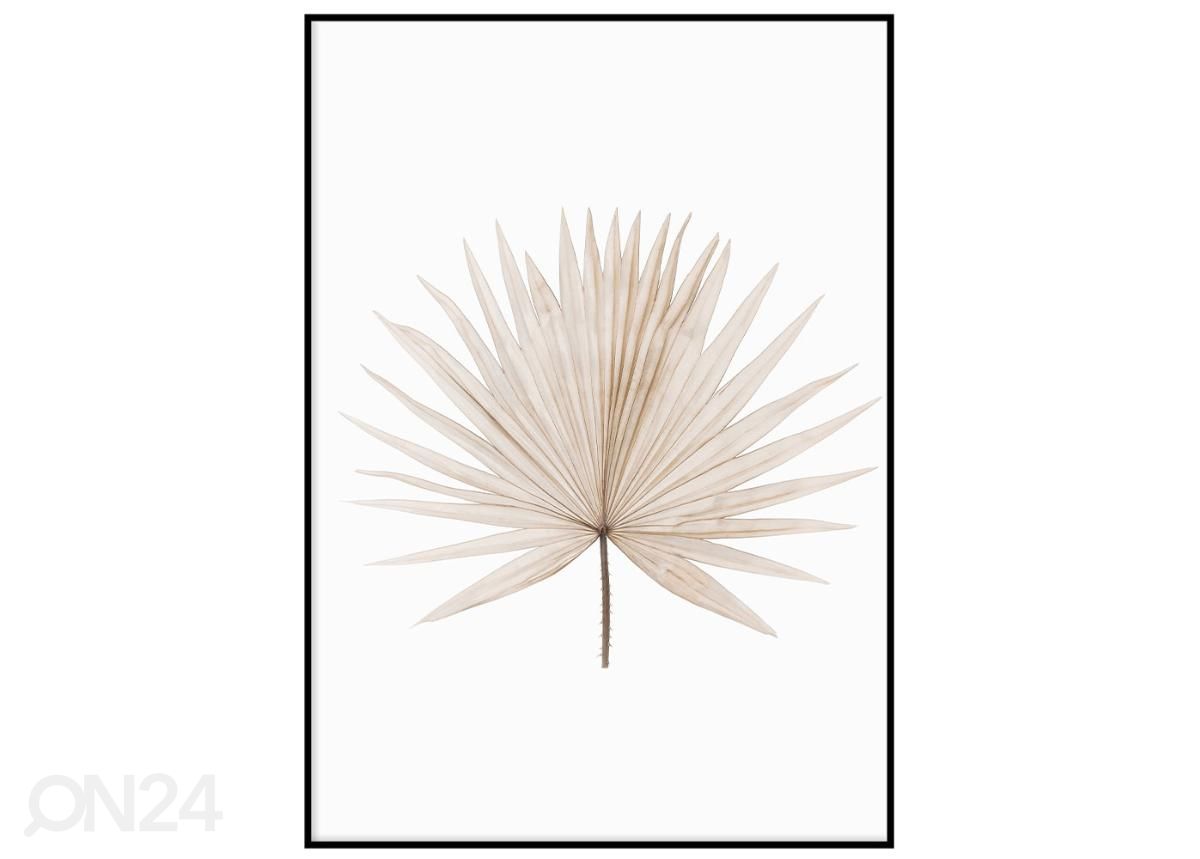 Seinäjuliste Beige lehti 21x30 cm kuvasuurennos