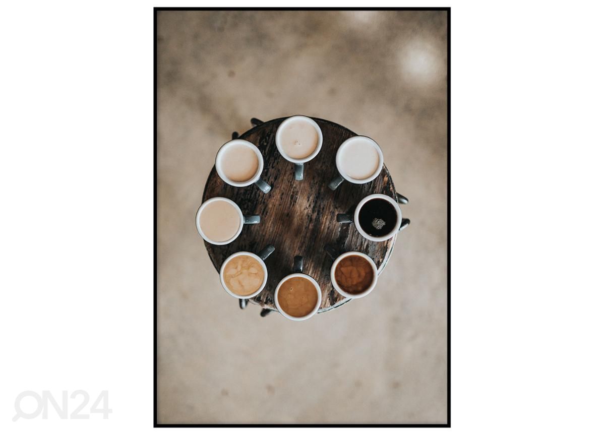 Seinäjuliste Caffè crema 21x30 cm kuvasuurennos