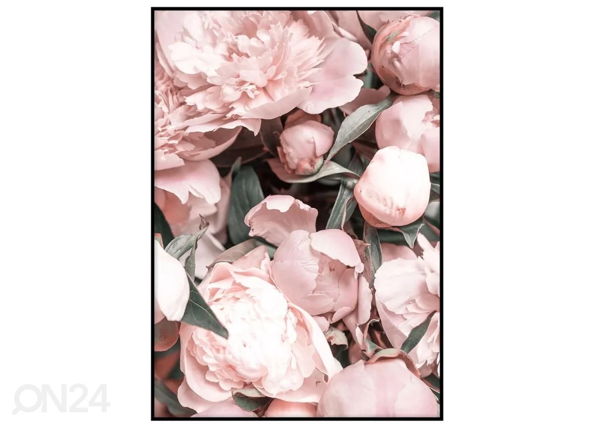 Seinäjuliste Floral I 21x30 cm kuvasuurennos