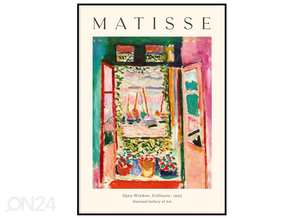 Seinäjuliste Henri Matisse III 30x40 cm kuvasuurennos