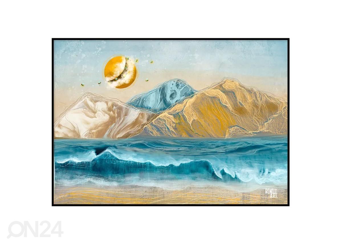 Seinäjuliste Hunajakuu 21x30 cm kuvasuurennos