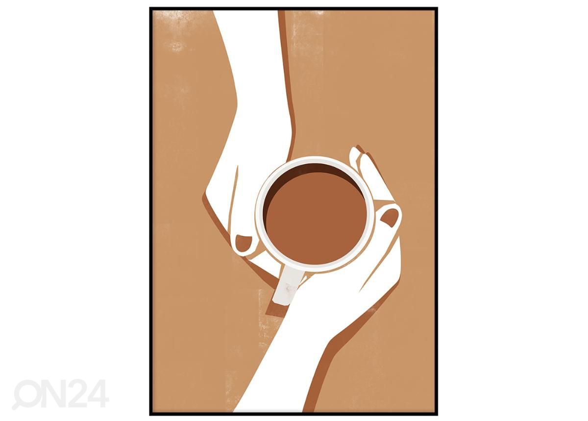 Seinäjuliste Kahvikuppi I 30x40 cm kuvasuurennos