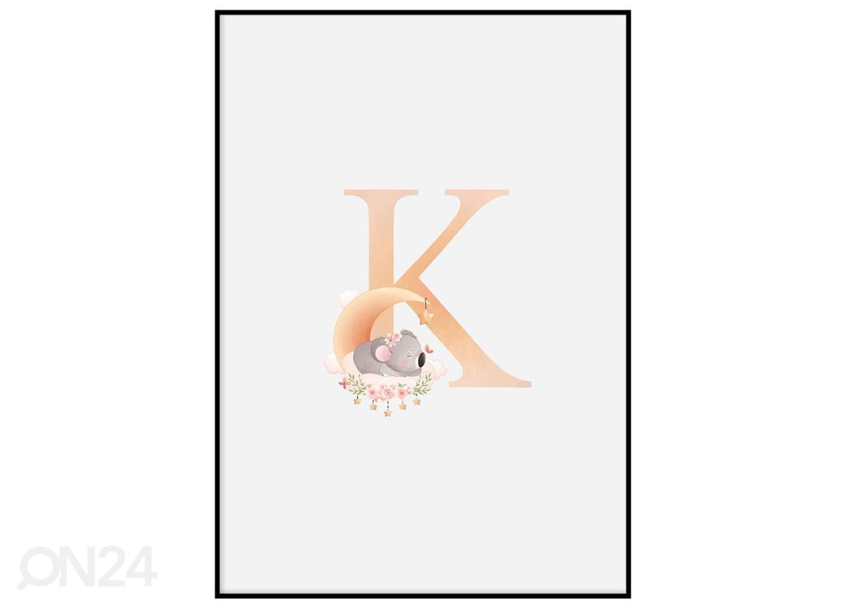 Seinäjuliste Koala 21x30 cm kuvasuurennos
