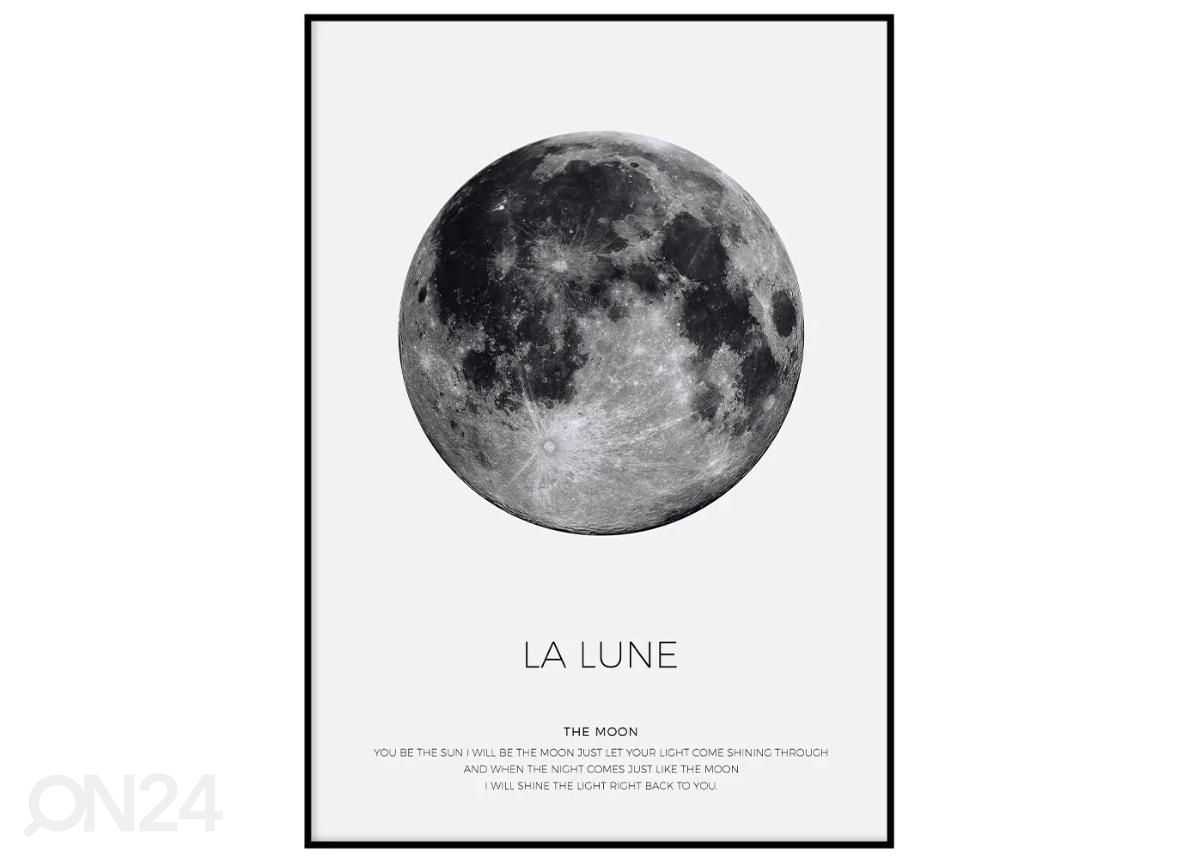 Seinäjuliste La Lune 21x30 cm kuvasuurennos