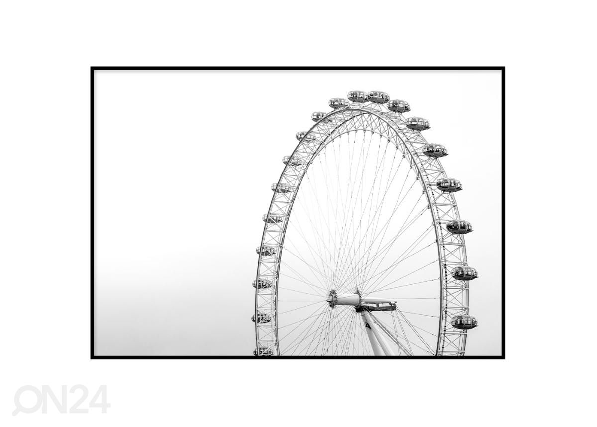 Seinäjuliste Maailmanpyörä 70x100 cm kuvasuurennos