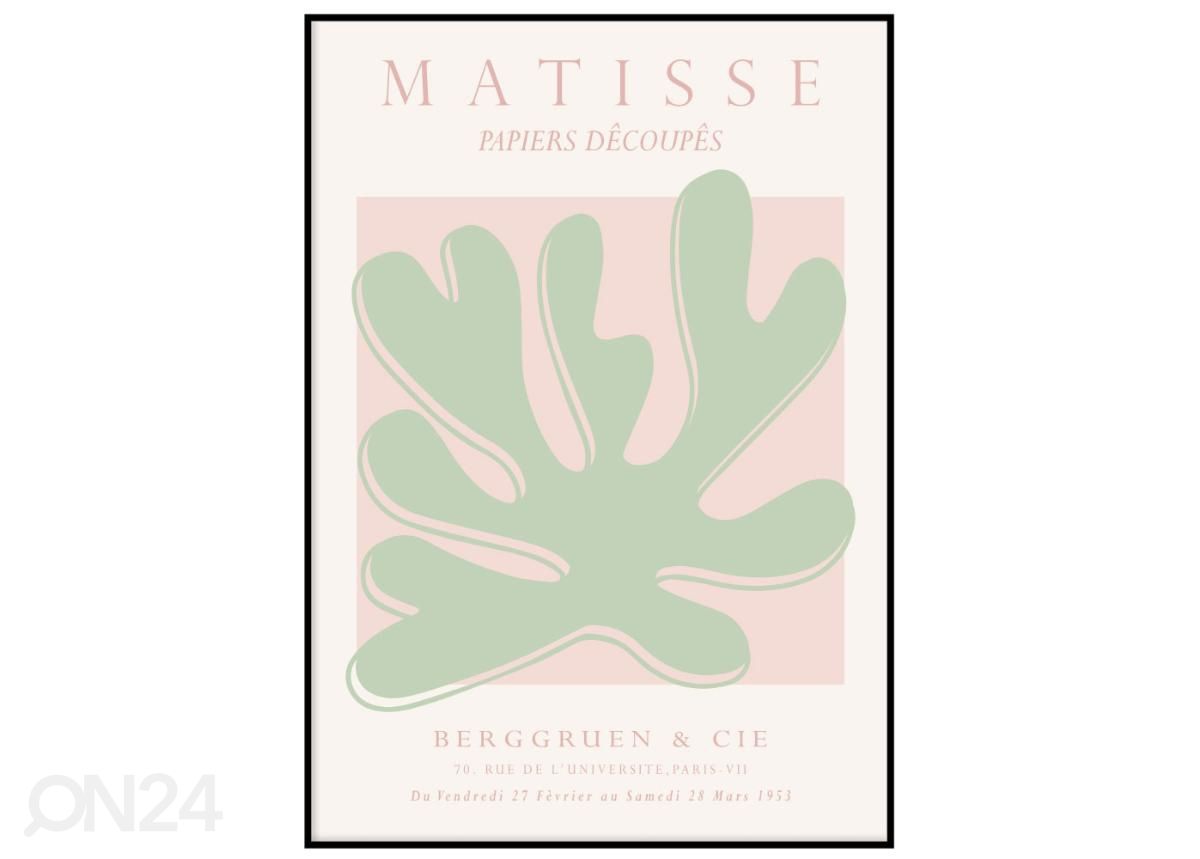 Seinäjuliste Matisse VII 21x30 cm kuvasuurennos