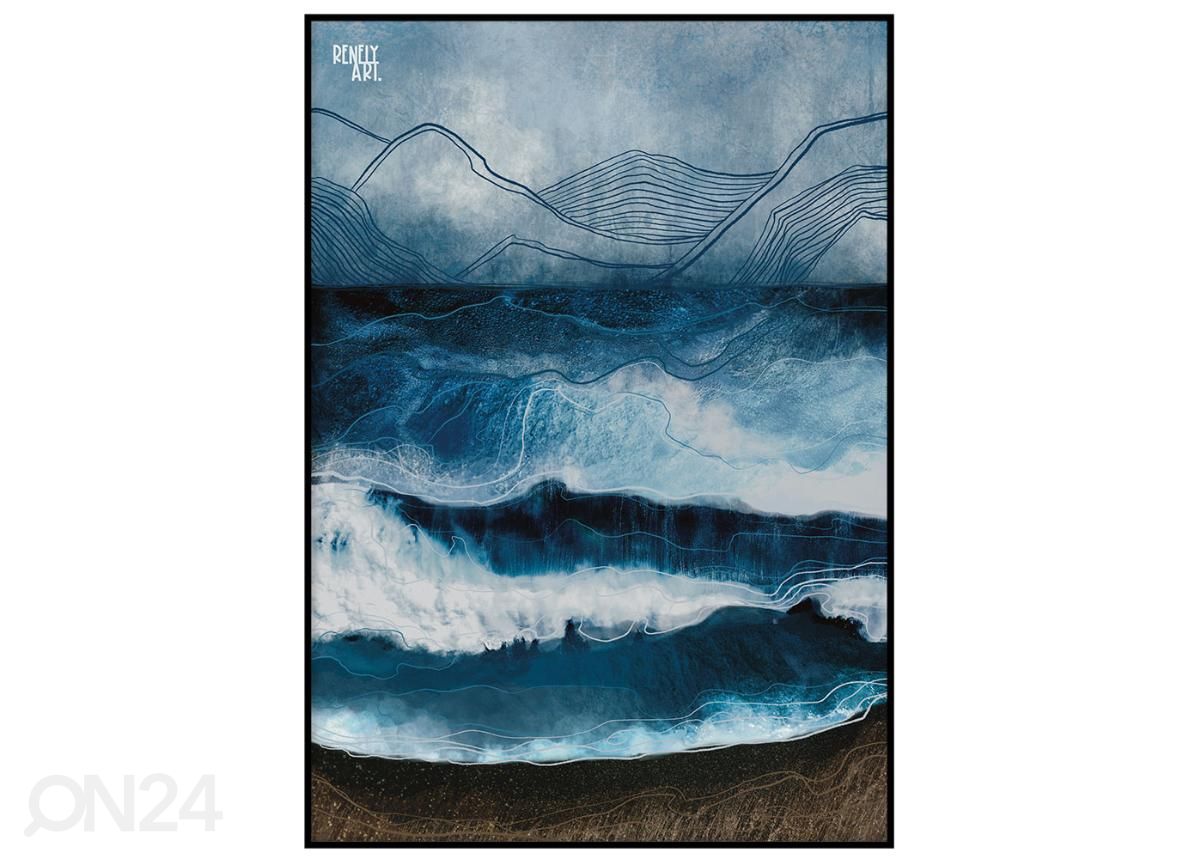 Seinäjuliste Myrsky 21x30 cm kuvasuurennos