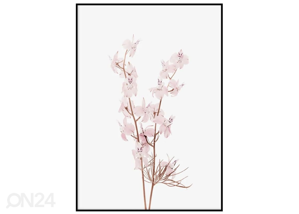 Seinäjuliste Pastelli kukka IV 70x100 cm kuvasuurennos