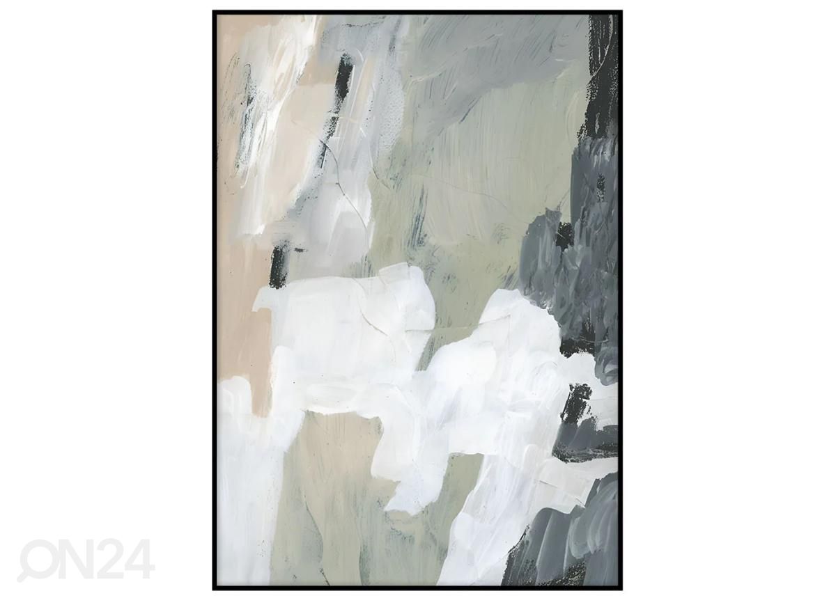 Seinäjuliste Pastelliraidat 70x100 cm kuvasuurennos
