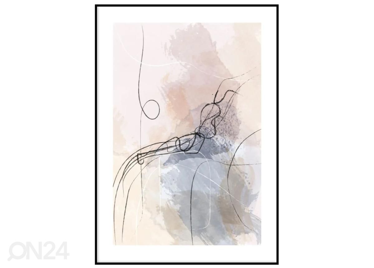Seinäjuliste Pastellisävyt I 21x30 cm kuvasuurennos