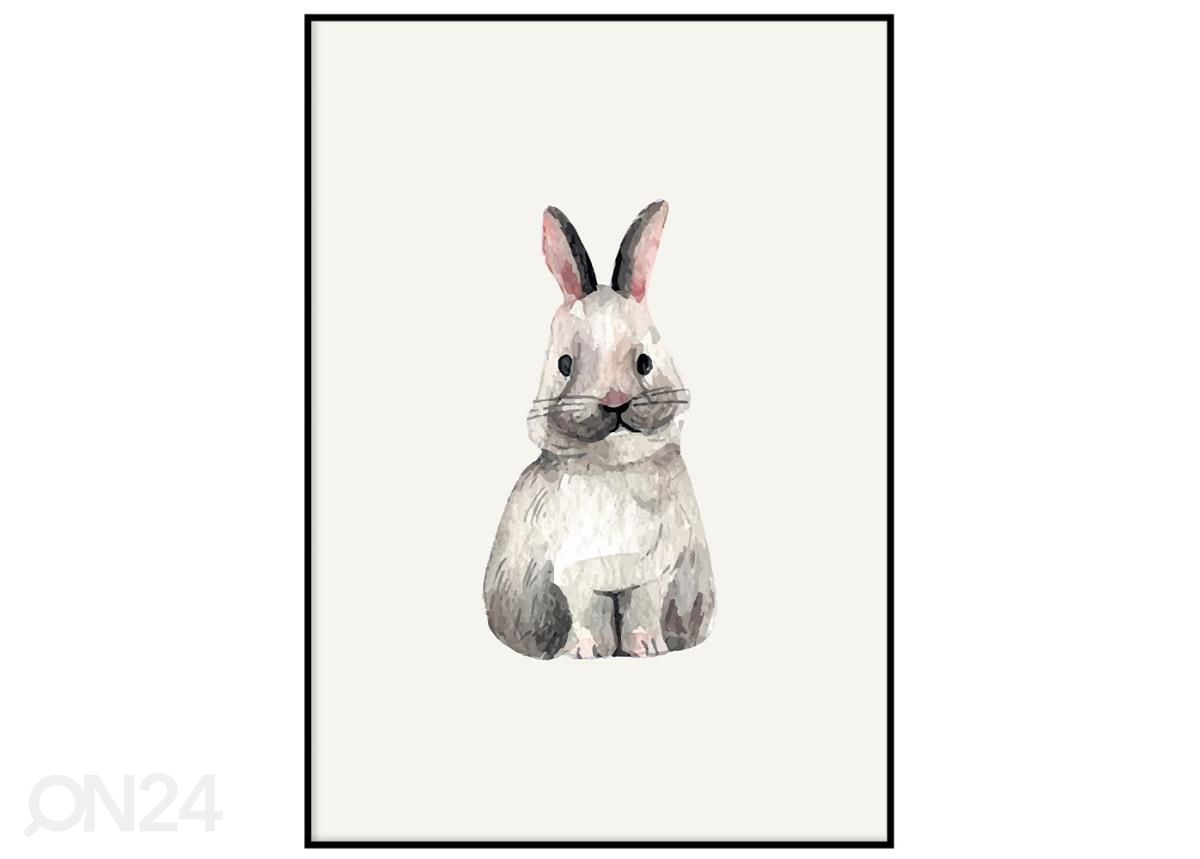 Seinäjuliste Pupu 21x30 cm kuvasuurennos