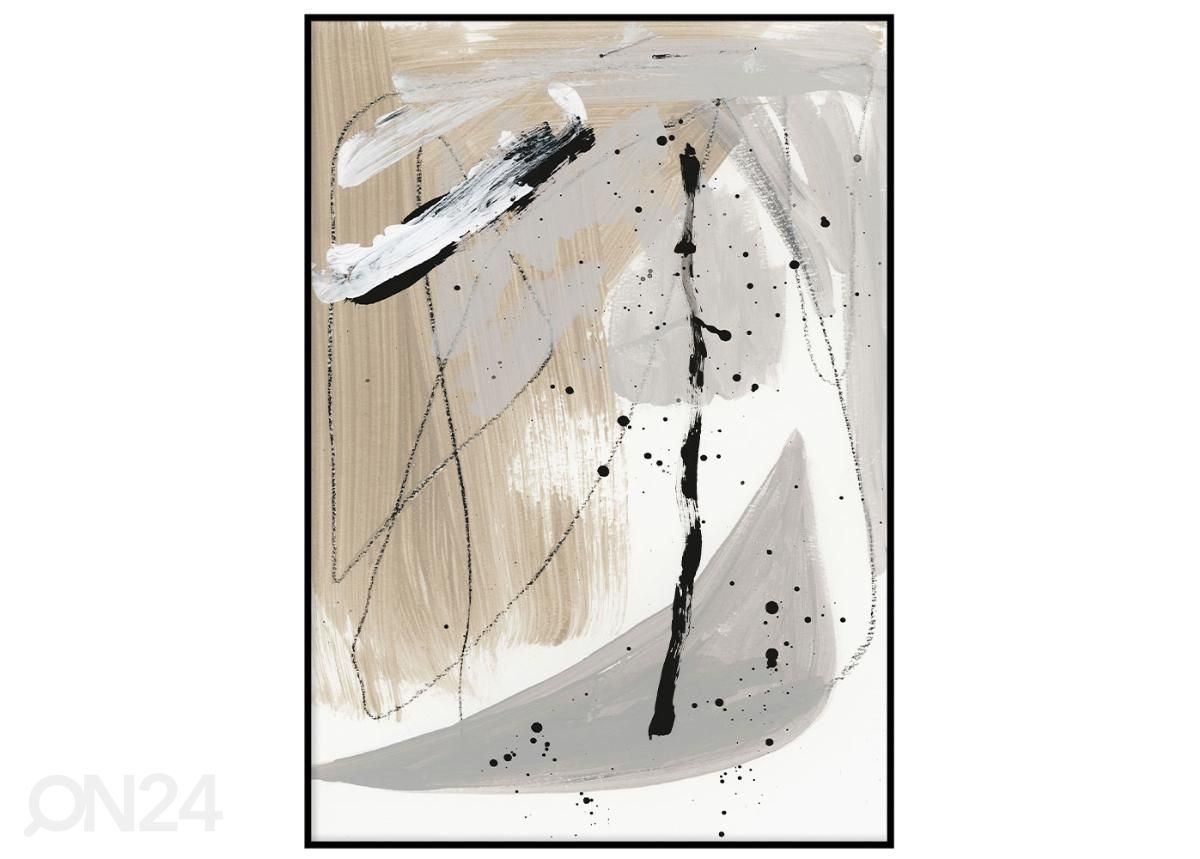 Seinäjuliste Roiskeet III 21x30 cm kuvasuurennos
