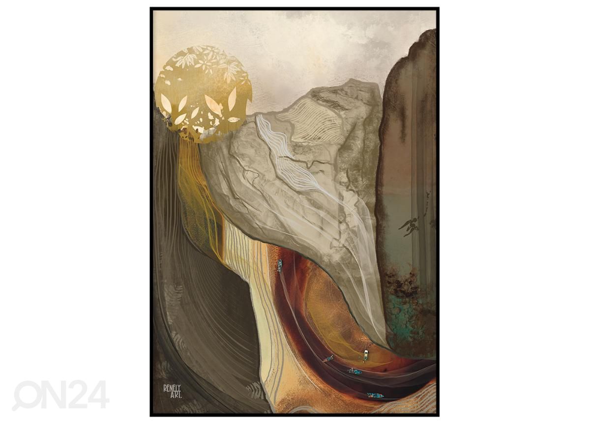 Seinäjuliste Seikkailunhalu 21x30 cm kuvasuurennos