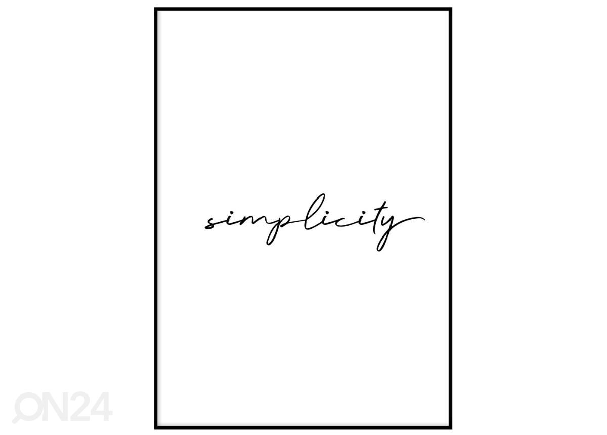 Seinäjuliste Simplicity 21x30 cm kuvasuurennos