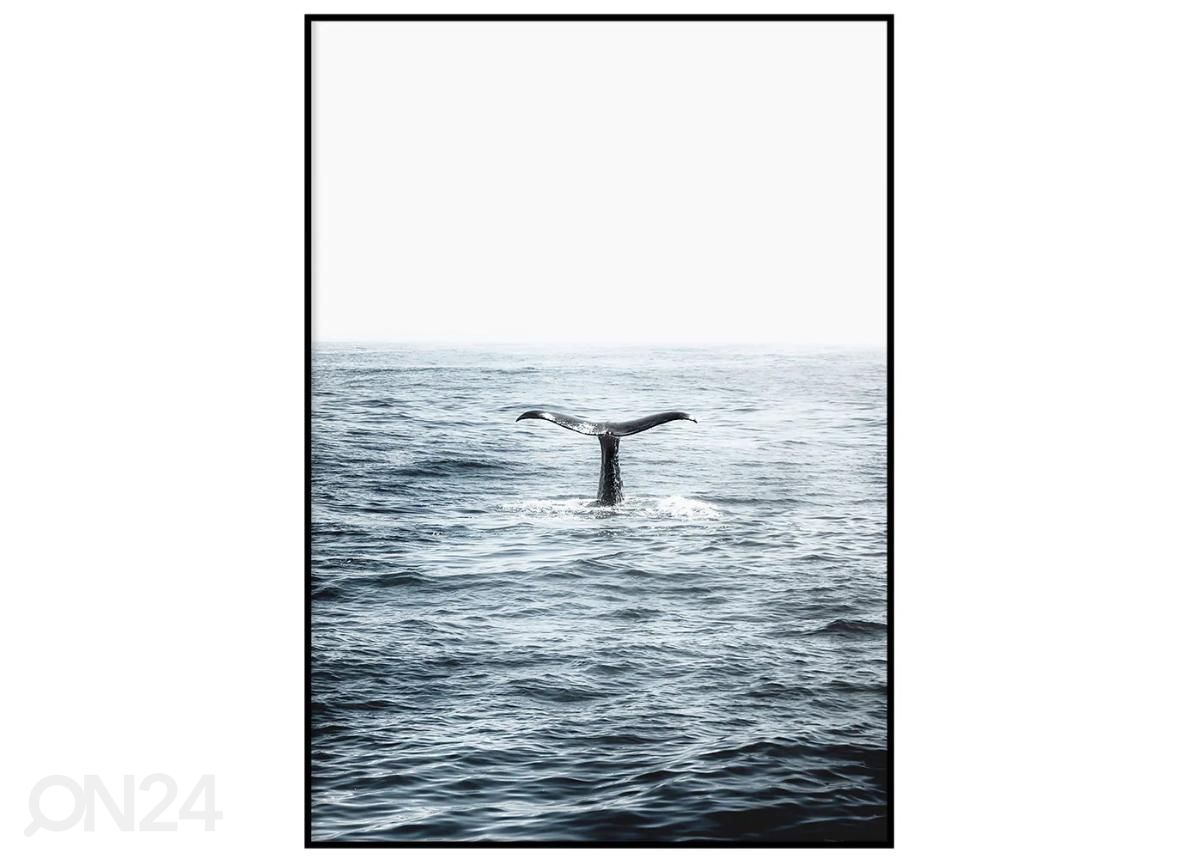 Seinäjuliste Sininen meri I 40x50 cm kuvasuurennos